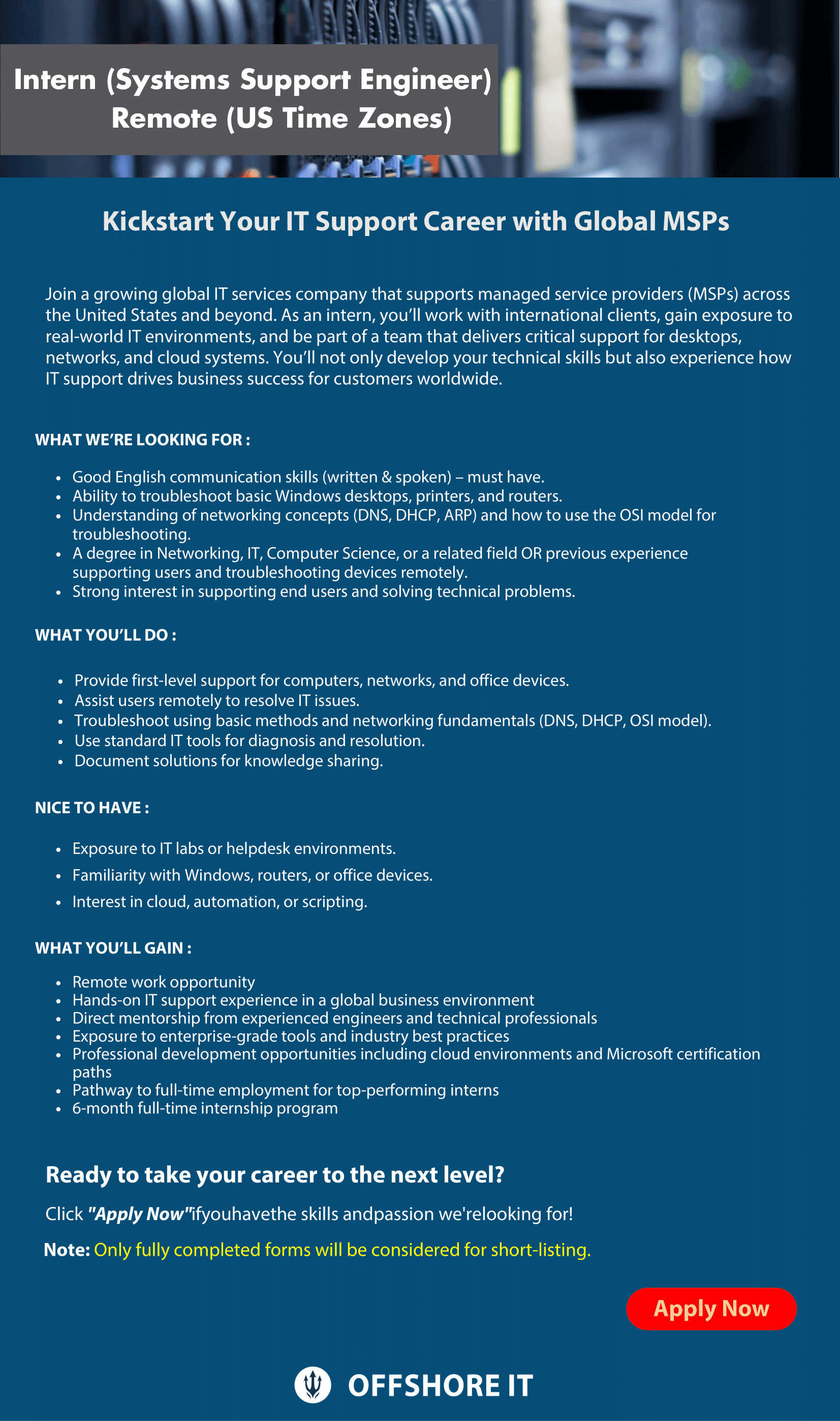 Automation Engineer - Intern